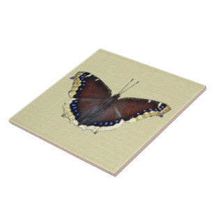 Azulejo De Cerâmica Mourning Cloak Butterfly - Antiopa Ninfalis
