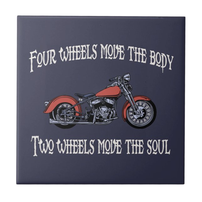 Azulejo De Cerâmica Movimento 717 de quatro rodas (Frente)