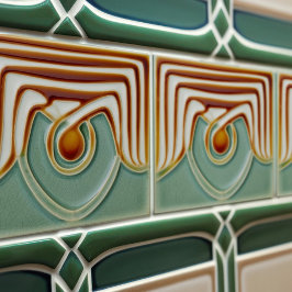 Azulejo De Cerâmica Movimento de Artesanatos de Artes de Flor do Sécul