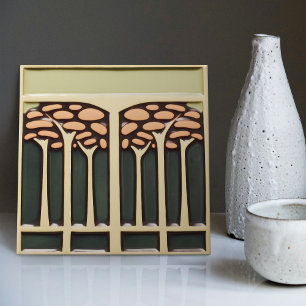 Azulejo De Cerâmica Movimento de Artesanatos de Artes de Flor do Sécul