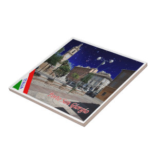 Azulejo De Cerâmica MRC007 PORTO SAN GIORGIO, Marcas, Itália,