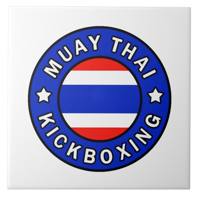 Azulejo De Cerâmica Muay Thai (Frente)