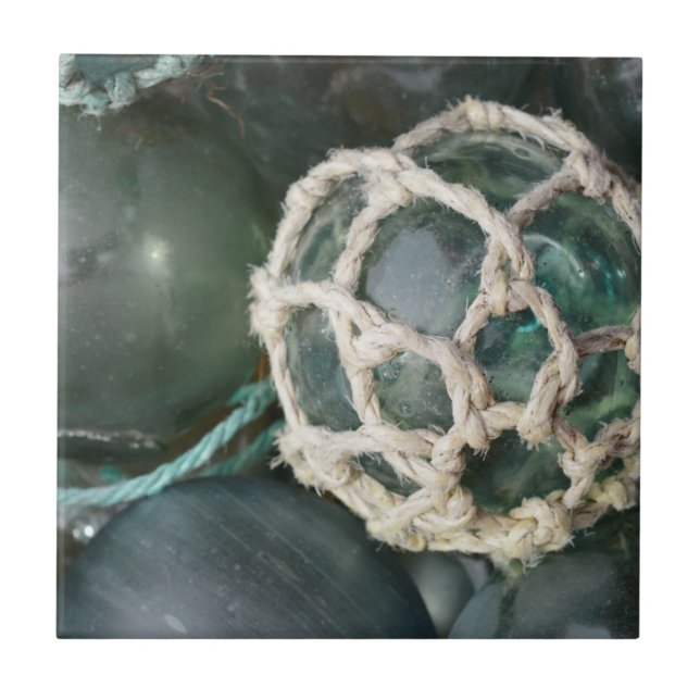 Azulejo De Cerâmica Muitos tanques de pesca de vidro, Alasca (Frente)