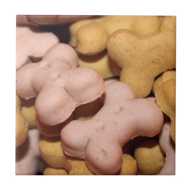 Azulejo De Cerâmica Muitos tratamentos para cães, biscoitos, ossos (Frente)
