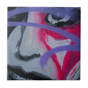 Azulejo De Cerâmica Mulher dos grafites