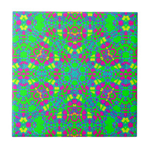 Azulejo De Cerâmica Multi Verde Origami Mauve