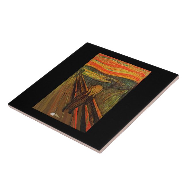 Azulejo De Cerâmica Munch - O Gritar De Gelo (Lateral)
