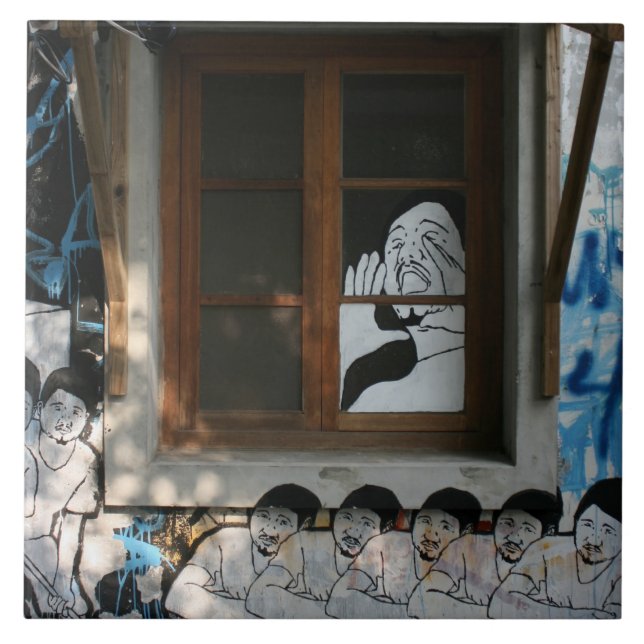 Azulejo De Cerâmica Mural em casa, Taipei, Taiwan (Frente)