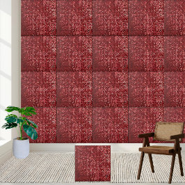Azulejo De Cerâmica Mural na moda Vermelho Cor-de-Rosa Branco, Parede 
