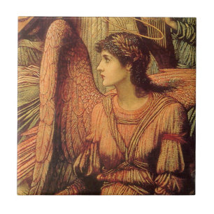 Azulejo De Cerâmica Muralhas da Casa de Deus, Anjo por John Strudwick
