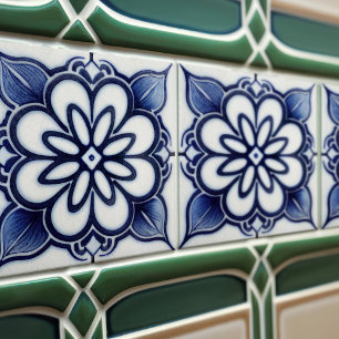 Azulejo De Cerâmica Muro da Cozinha do Repro Azul Delft Blue