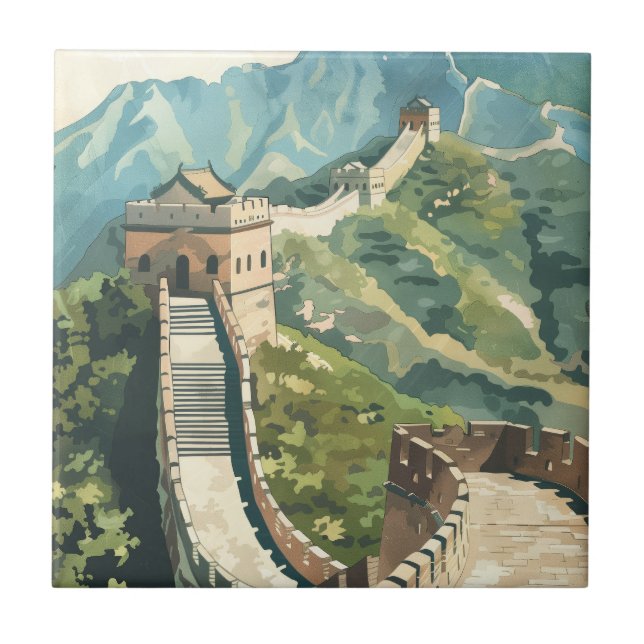 Azulejo De Cerâmica Muro de excelente da China (Frente)