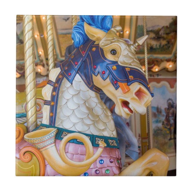 Azulejo De Cerâmica Museu Público dos Grandes Rapids (Frente)