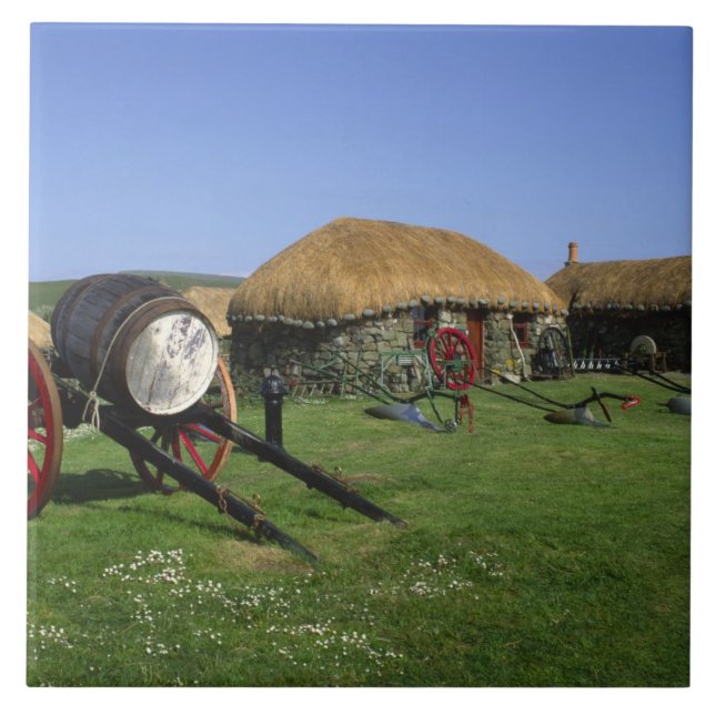 Azulejo De Cerâmica Museu Skye, Kilmuir, Ilha de Skye, Highlands, (Frente)