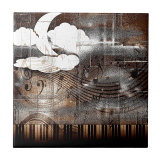 Azulejo De Cerâmica Música da noite