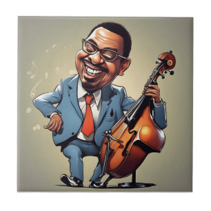 Azulejo De Cerâmica músicos do jazz