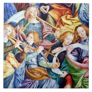 Azulejo De Cerâmica Músicos em concerto