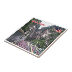 Azulejo De Cerâmica MY013 BATU CAVES Kuala Lumpur, Malásia,