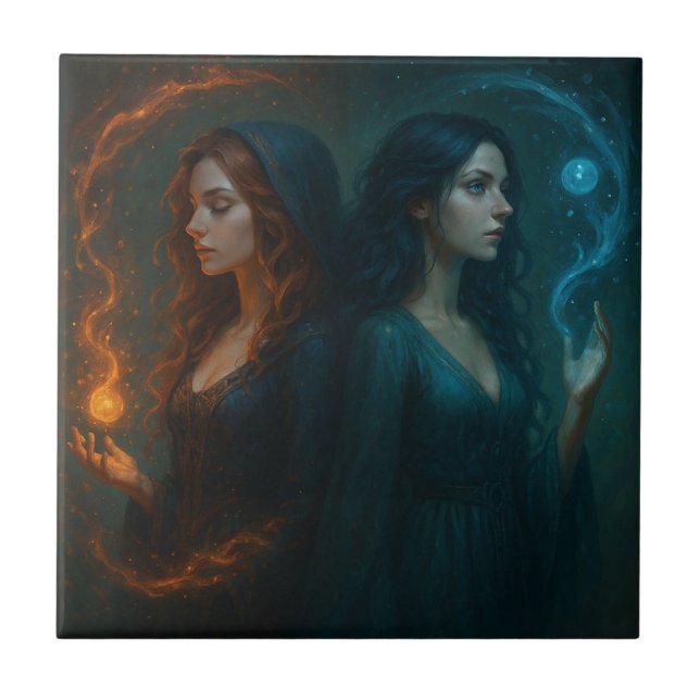 Azulejo De Cerâmica Mystic Duality (Frente)