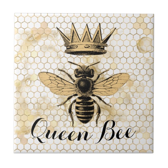 Azulejo De Cerâmica Mystic Queen Bee (Frente)