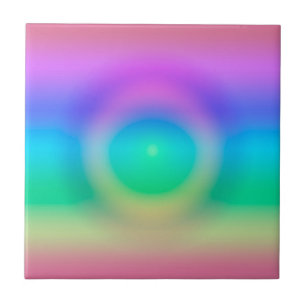 Azulejo De Cerâmica Mystic Rainbow Eye Ombre
