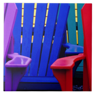 Azulejo De Cerâmica N.A. Canadá, Nova Escócia, Bridgewater. Colorido 2