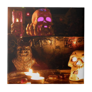 Azulejo De Cerâmica Na escuridão