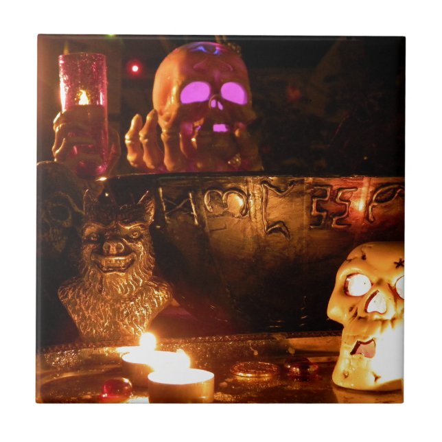 Azulejo De Cerâmica Na escuridão (Frente)