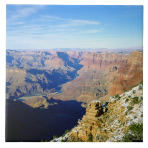 Azulejo De Cerâmica NA, EUA, Arizona. Parque Nacional do Grand Canyon.