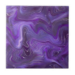 Azulejo De Cerâmica Na moda Funky Groovy Curvas Roxas Marble 2-6<br><div class="desc">Está querendo ser um pouco diferente e original? Este moderno azulejo cerâmico roxo, roxo, roxo, de impressão, é exatamente o que você precisa. Disponível em dois tamanhos 4, 25 x 4, 25 e 6 x 6 polegadas. Por favor, note que este é um impressão de cor plana e não é...</div>