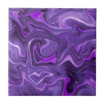 Azulejo De Cerâmica Na moda Funky Groovy Curvas Roxas Marble 3-6<br><div class="desc">Está querendo ser um pouco diferente e original? Este moderno azulejo cerâmico roxo, roxo, roxo, de impressão, é exatamente o que você precisa. Disponível em dois tamanhos 4, 25 x 4, 25 e 6 x 6 polegadas. Por favor, note que este é um impressão de cor plana e não é...</div>
