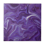 Azulejo De Cerâmica Na moda Funky Groovy Curvas Roxas Marble 5-6<br><div class="desc">Está querendo ser um pouco diferente e original? Este moderno azulejo cerâmico roxo, roxo, roxo, de impressão, é exatamente o que você precisa. Disponível em dois tamanhos 4, 25 x 4, 25 e 6 x 6 polegadas. Por favor, note que este é um impressão de cor plana e não é...</div>
