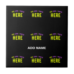 AZULEJO DE CERÂMICA NA MODA MODERNO PERSONALIZÁVEL NEGRO VERIFICADO CO