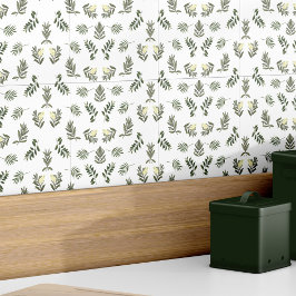 Azulejo De Cerâmica Na moda Verde Botânico Moderno Elegante Russo