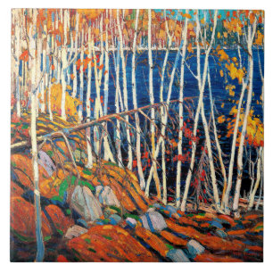 Azulejo De Cerâmica Na Northland, belas artes por Tom Thomson,