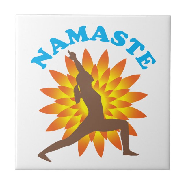 Azulejo De Cerâmica Namaste (Frente)