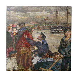 Azulejo De Cerâmica Namoradas e Esposas dos Marinheiros (por John Lee)