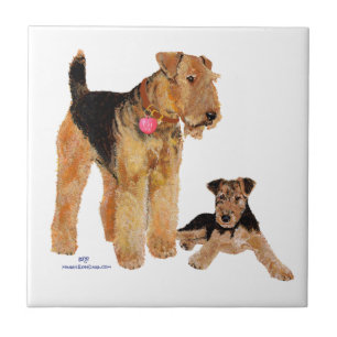 Azulejo De Cerâmica Namorados Puppy Love