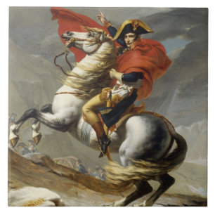 Azulejo De Cerâmica Napoleon que cruza a passagem grande de St Bernard