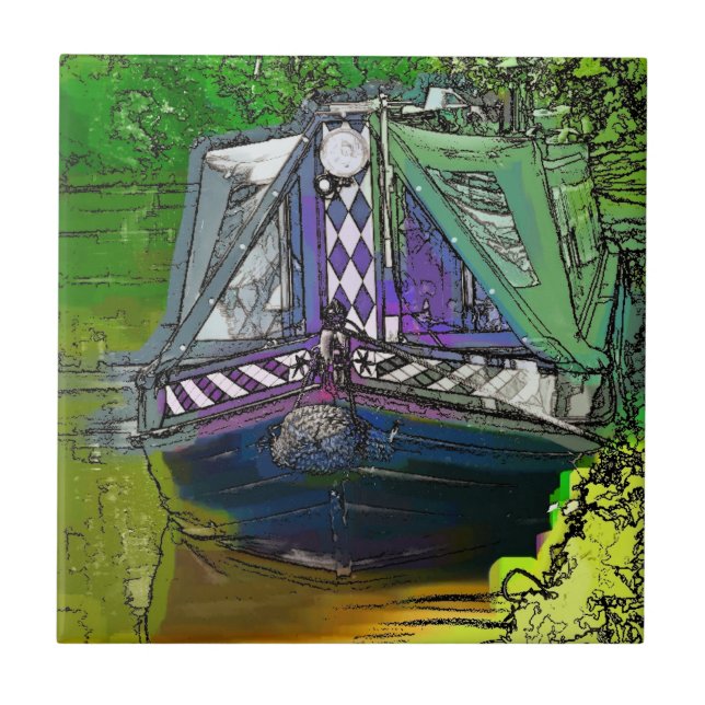 AZULEJO DE CERÂMICA  NARROWBOAT (Frente)