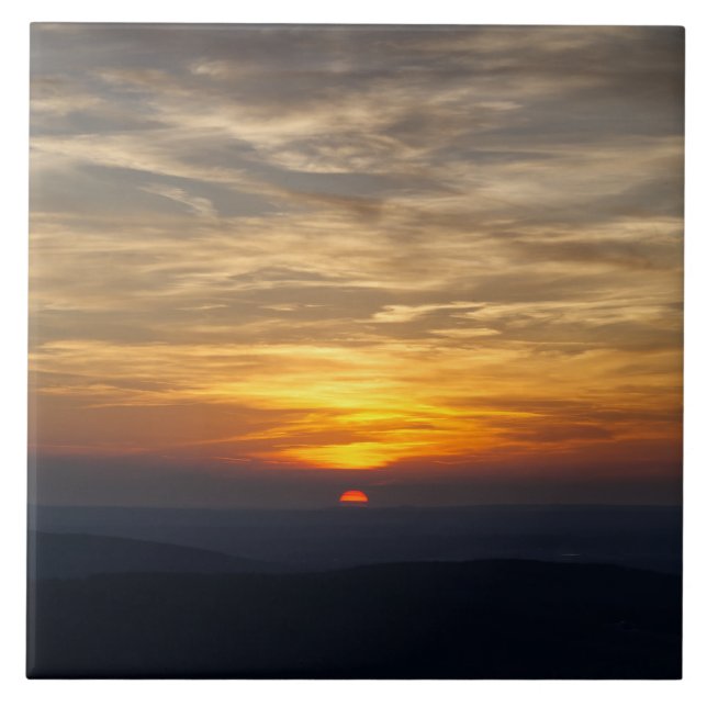 Azulejo De Cerâmica Nas Nuvens (Frente)