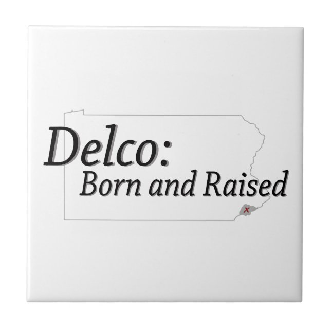Azulejo De Cerâmica Nascer Delco e Raised (Frente)