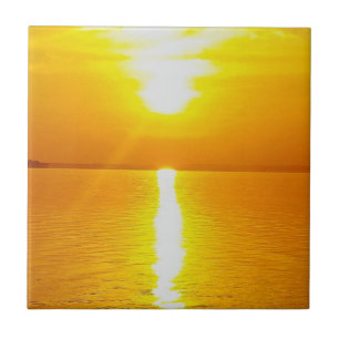 Azulejo De Cerâmica Nascer do sol ou por do sol?