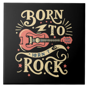 Azulejo De Cerâmica Nascer para Rock Electric Guitar