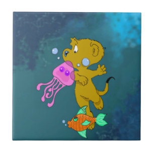 Azulejo De Cerâmica Natação de Ferald