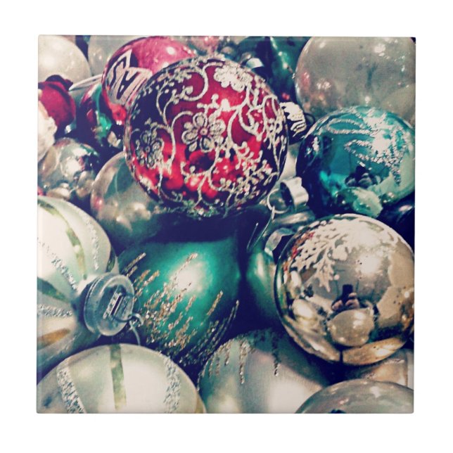 Azulejo De Cerâmica Natais vintages (Frente)