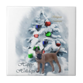 Azulejo De Cerâmica Natal belga Malinois