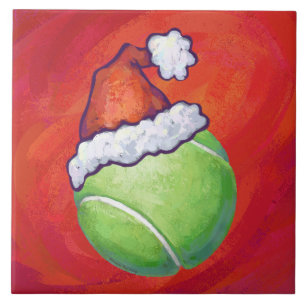 Azulejo De Cerâmica Natal de tênis Ball