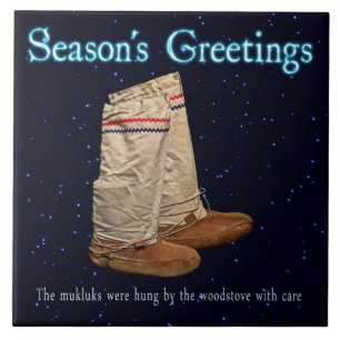 Azulejo De Cerâmica Natal Mukluks