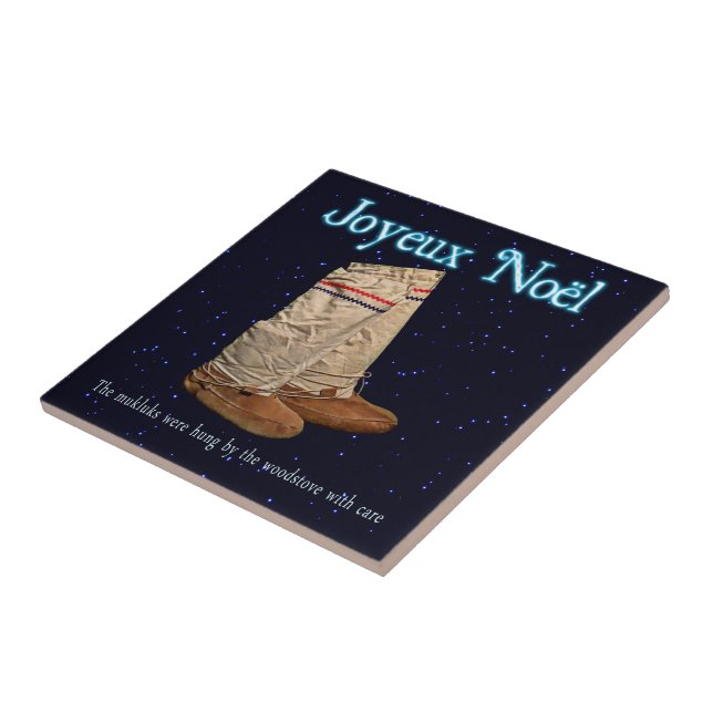 Azulejo De Cerâmica Natal Mukluks (Lateral)